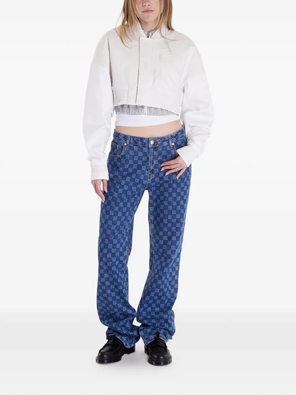 Nike Cropped bomberjack Beige