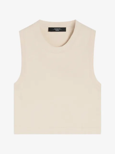 Weekend Max Mara Bombo リブニット クロップドトップ