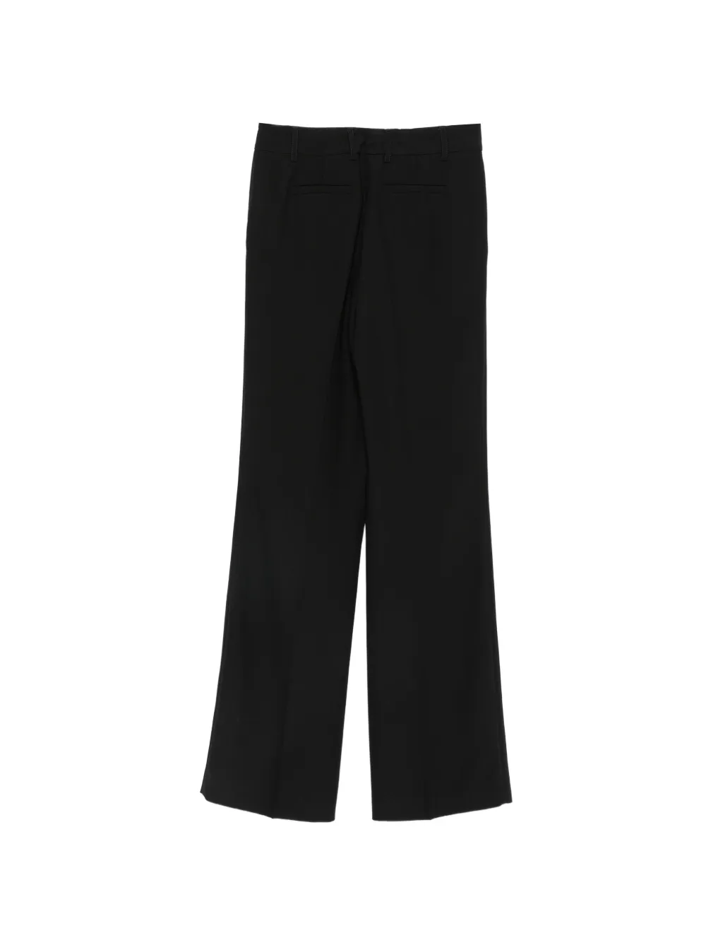 Cenere GB Broek met riemlussen Zwart