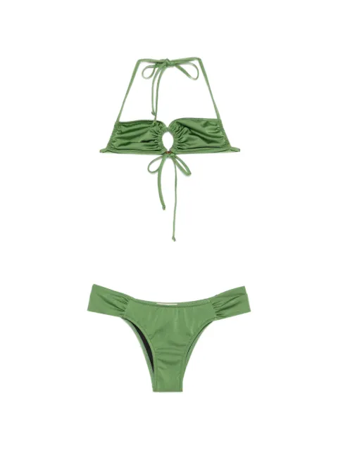Anjuna ruched ring-detail bikini