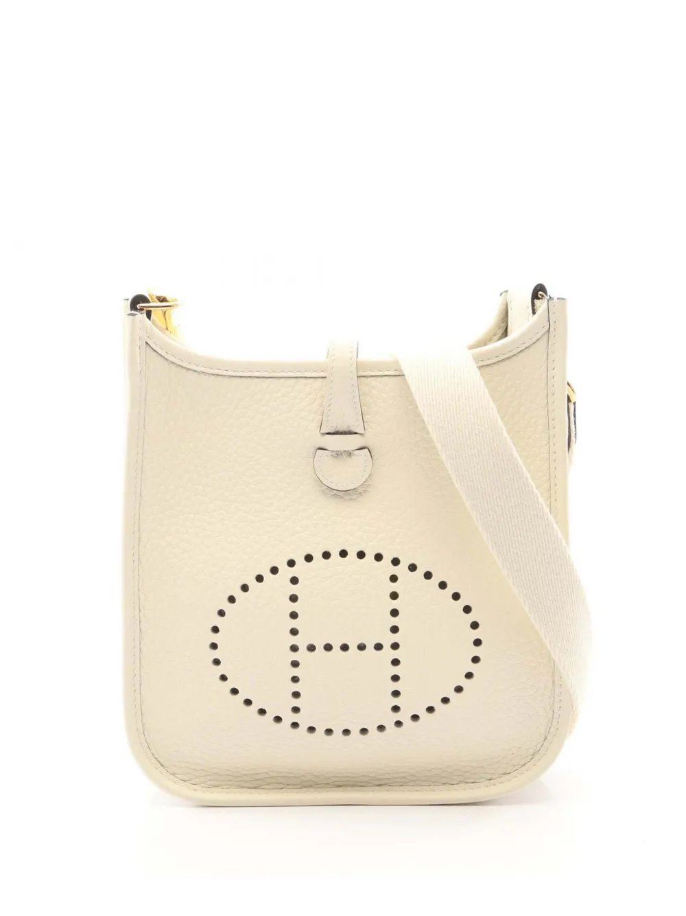 Hermès Pre-Owned 2025 Clemence Amazone Evelyne TPM 16 crossbody bag - Toni neutri