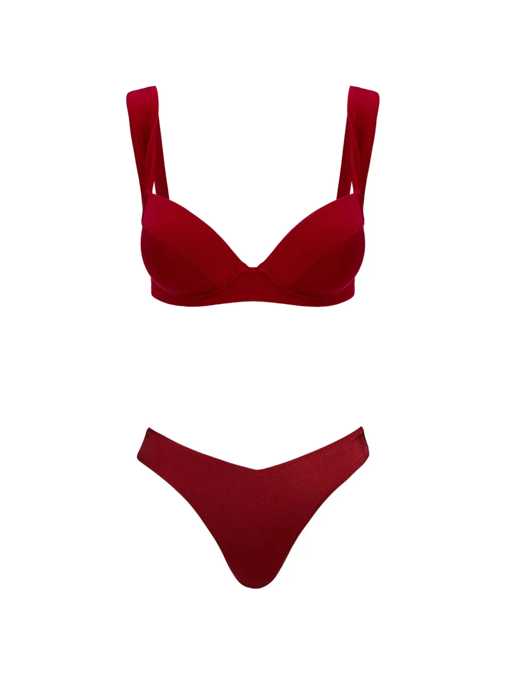 Noire Swimwear Ava Ivy underwired bikini - Rosso