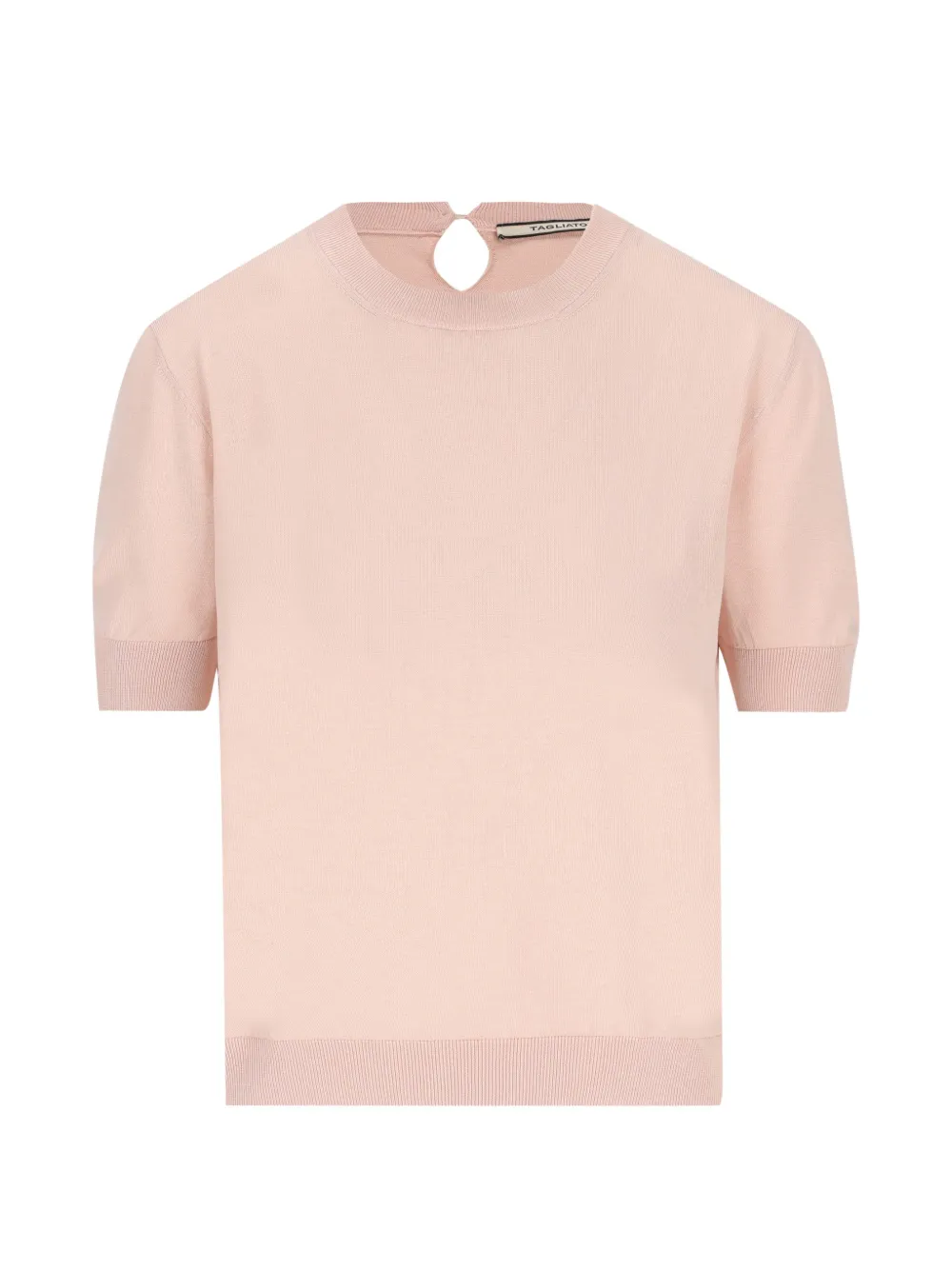 Tagliatore short-sleeve silk top - Rosa