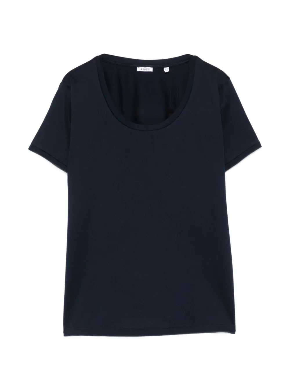 ASPESI scoop-neck T-shirt - Blu