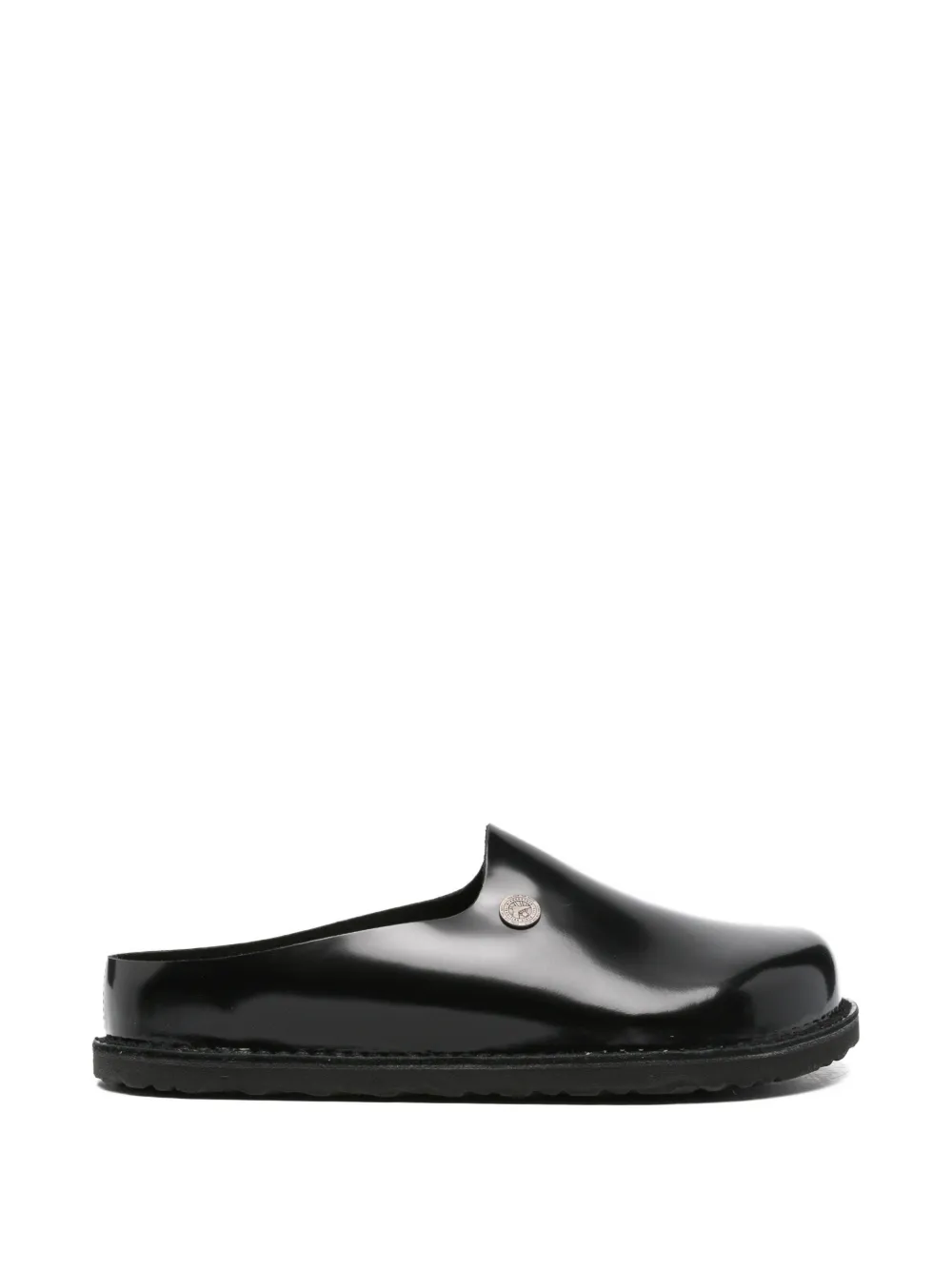 BIRKENSTOCK 1774 leather slip-on clogs - Schwarz