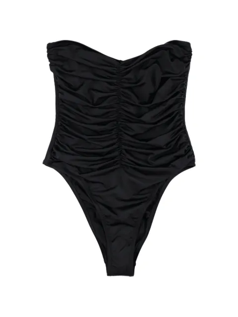 BELAMER Vivien ruched strapless swimsuit