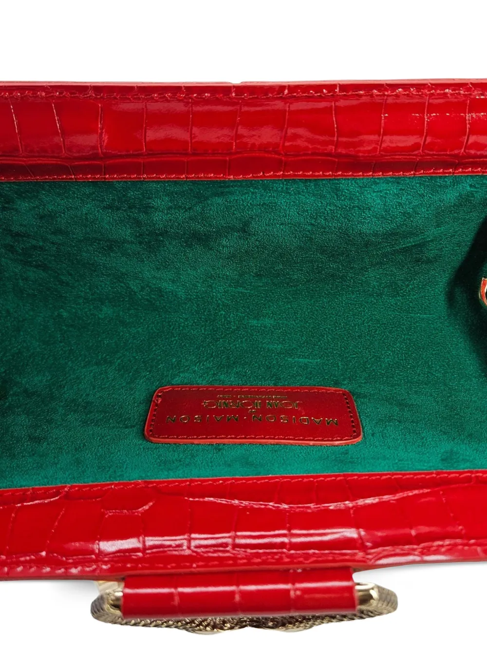 Madison.maison Bolso De Mano Moc Croc - Rojo 