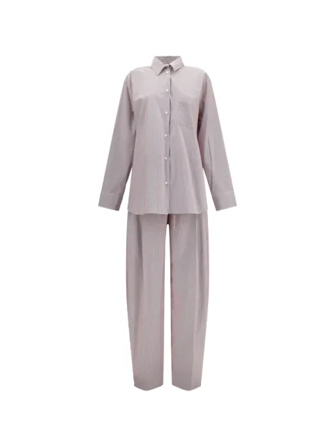 THE ANDAMANE Wendela striped trousers and shirt set