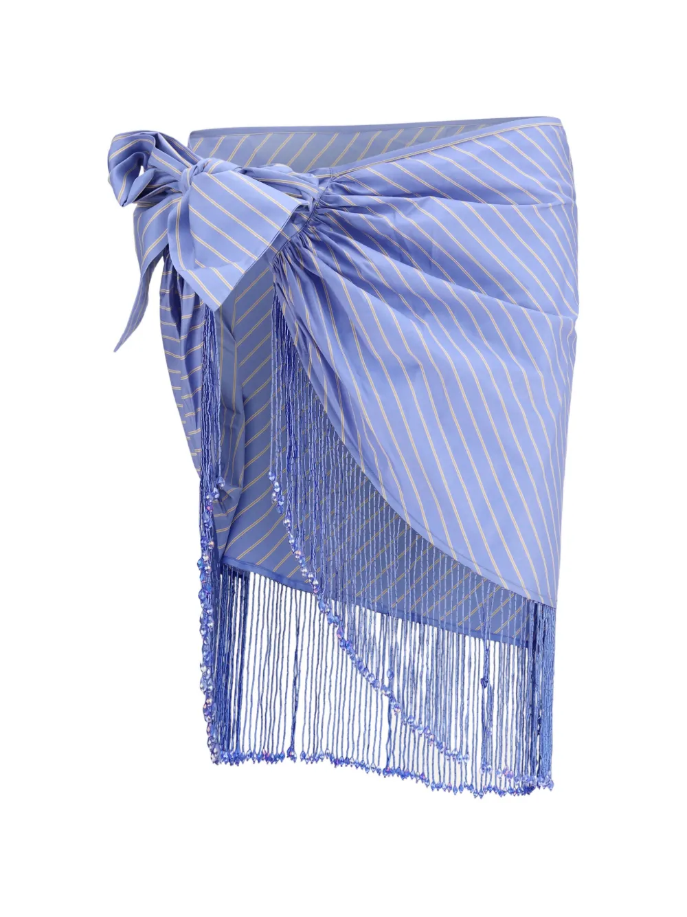 THE ANDAMANE Dolly fringed pareo - Blau