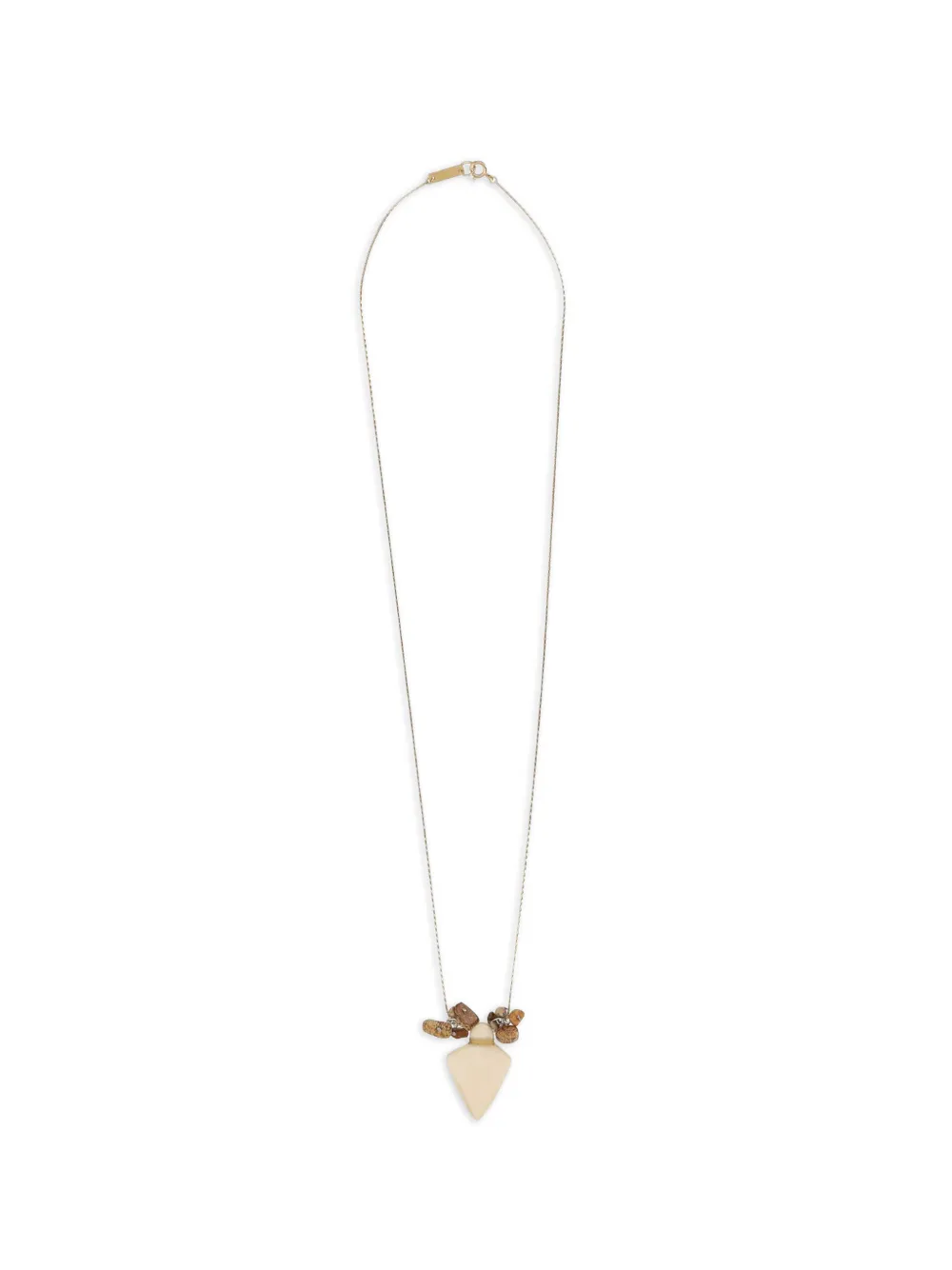 ISABEL MARANT stone-pendant necklace - Gold