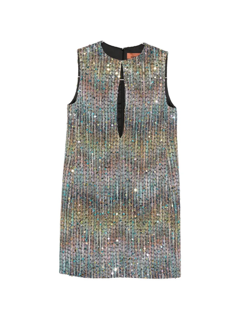 Missoni sequin-embellished metallic-thread mini dress - Rosa