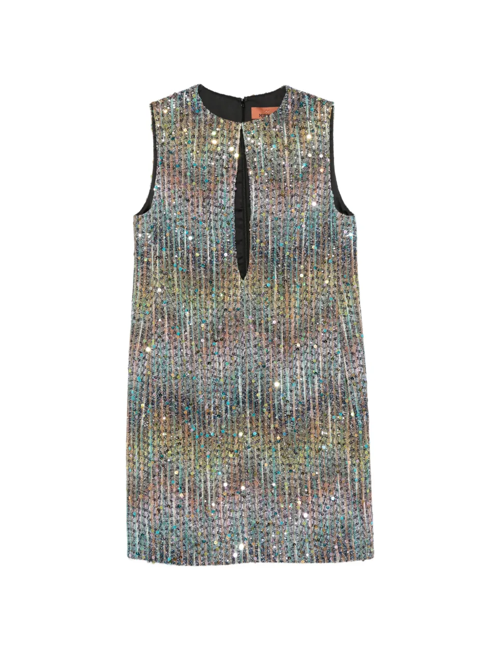 Missoni sequin-embellished metallic-thread mini dress - Rosa