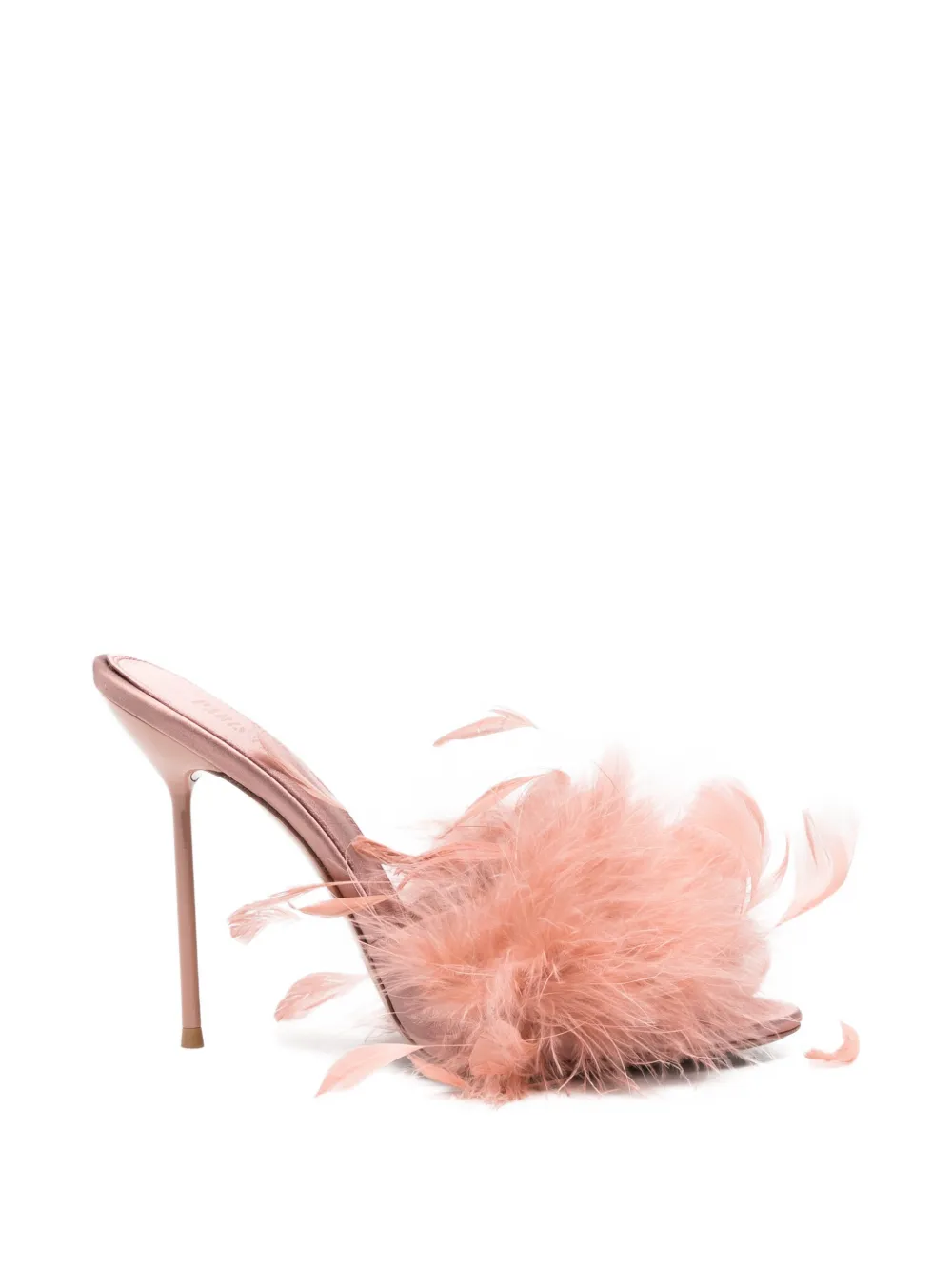 Paris Texas Lidia feather-embellished sandals Roze