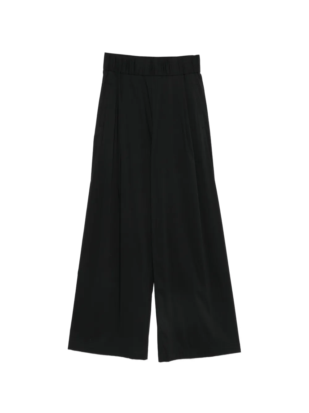 Semicouture elasticated-waistband trousers - Nero