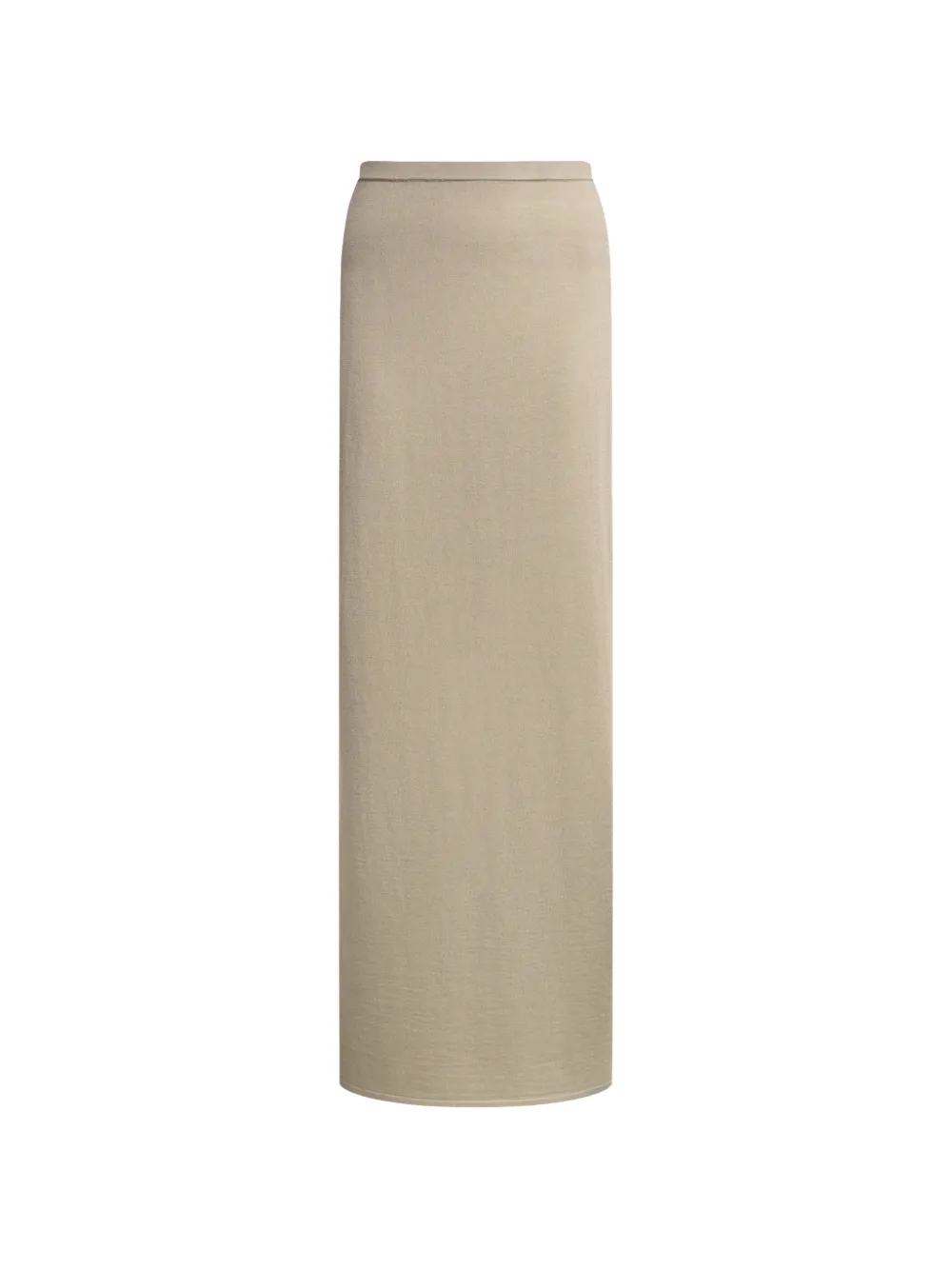 12 STOREEZ Camelia knitted maxi skirt - Toni neutri