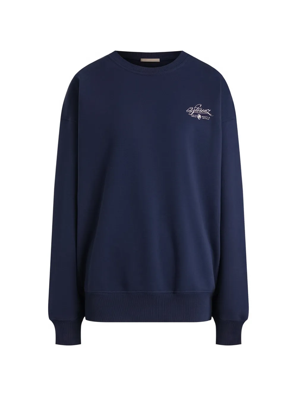 12 STOREEZ Central Park logo-print sweatshirt - Blu