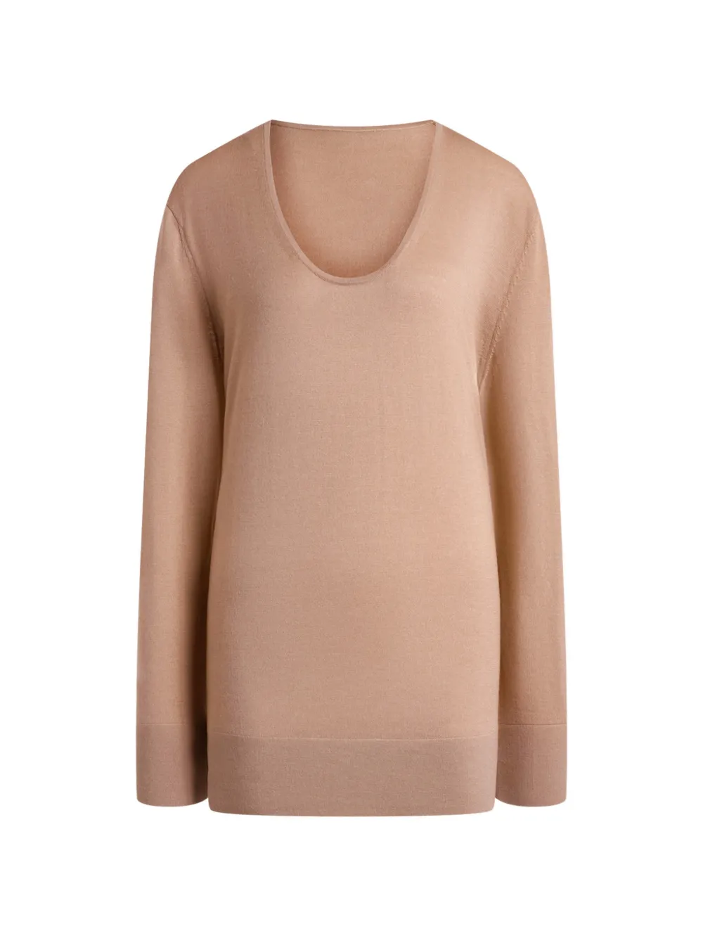 12 Storeez Camelia V-neck Sweater In Brown