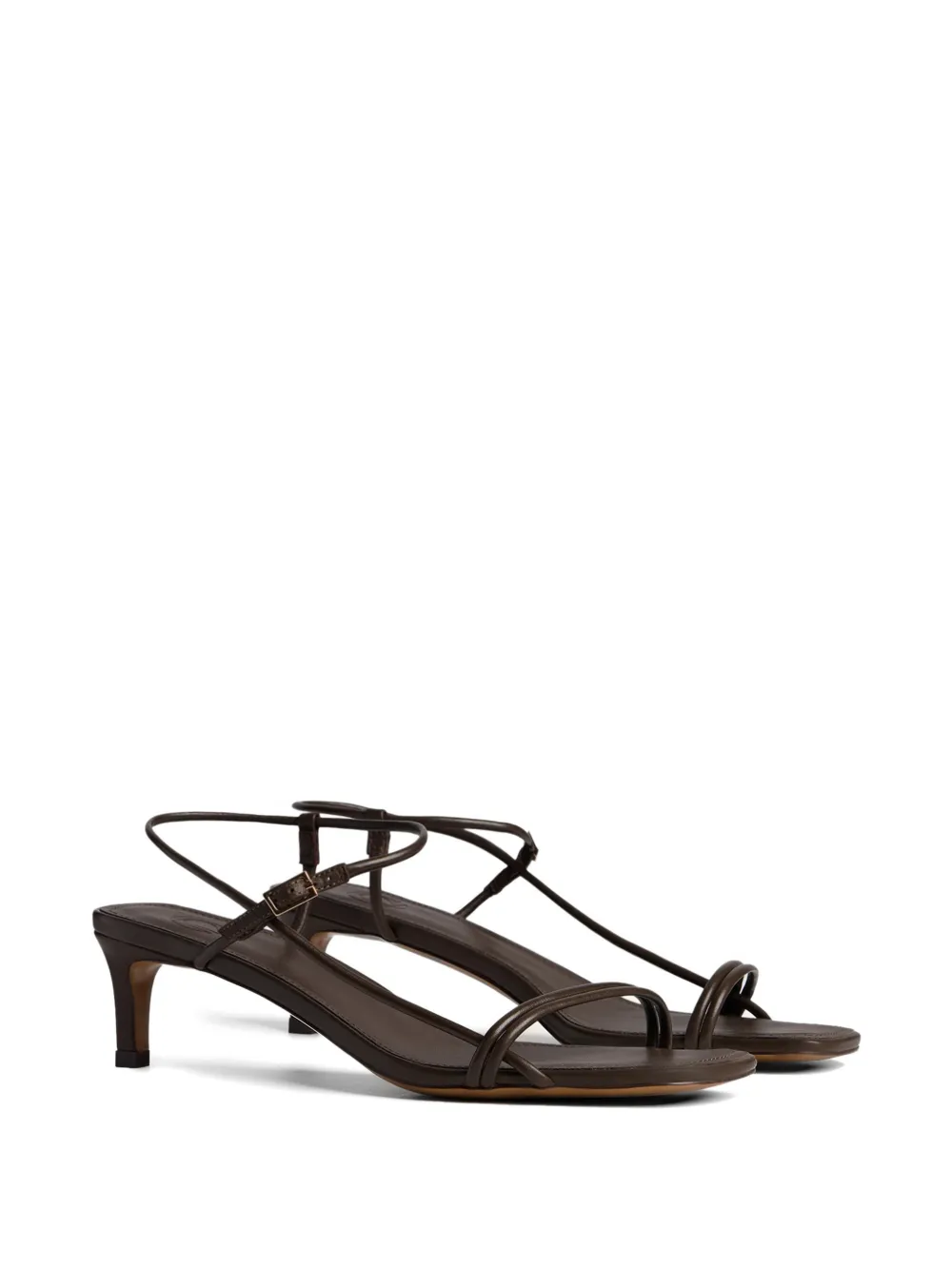 12 STOREEZ Leren sandalen Bruin