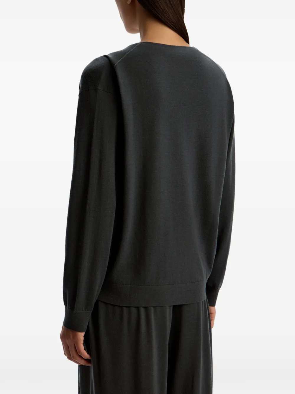 12 STOREEZ Vest met V-hals Grijs