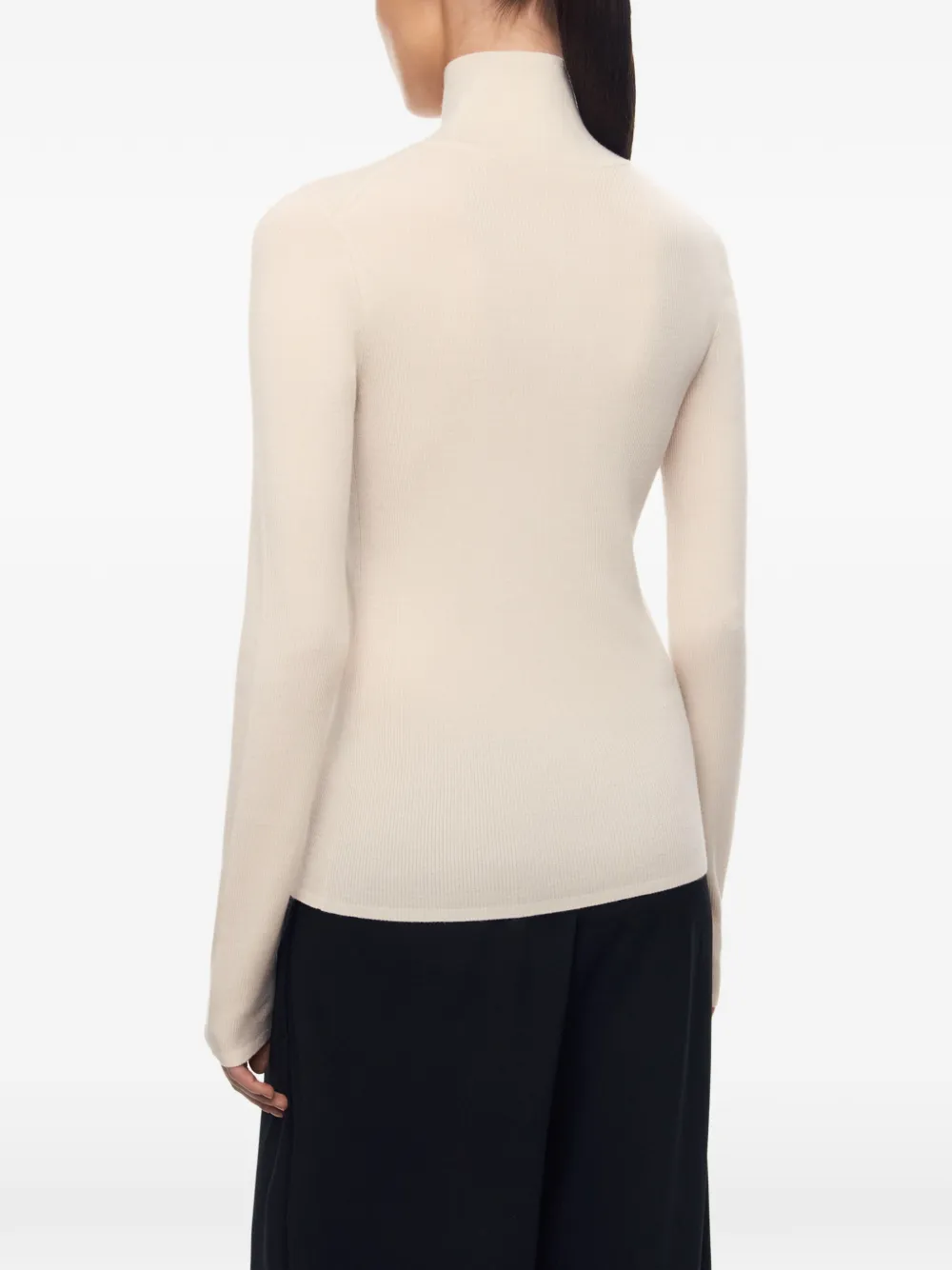 12 STOREEZ Souffle trui met knoopsluiting Wit