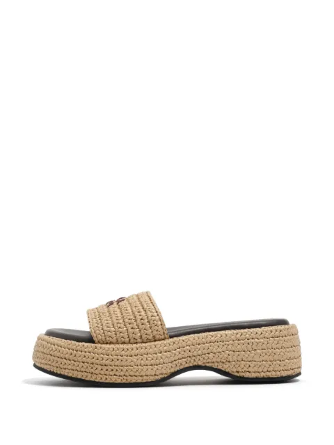 Bimba y Lola woven platform sandals