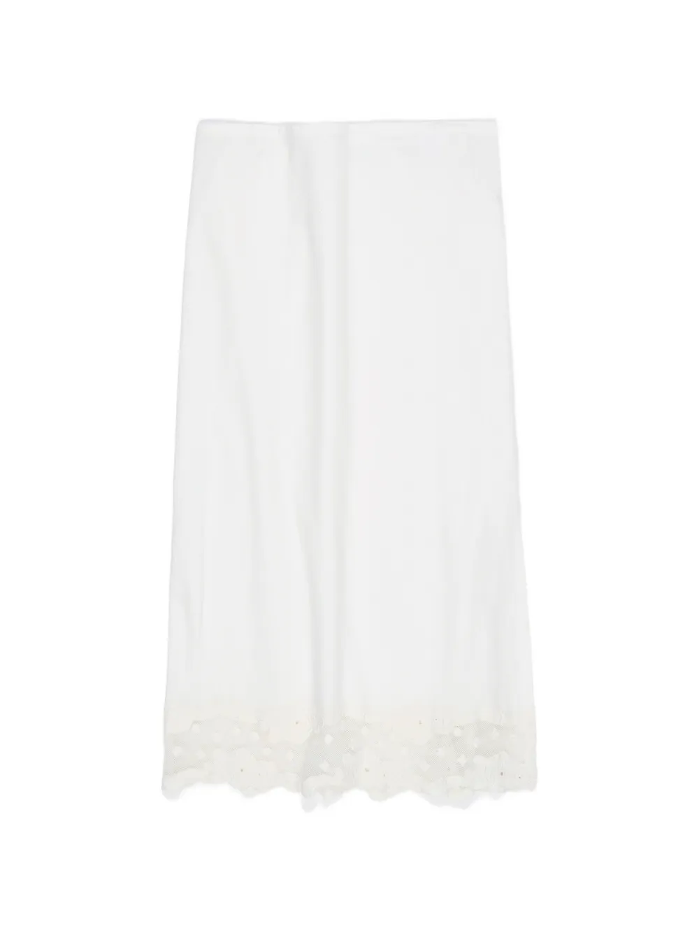 Bimba y Lola Gonna con finitura in pizzo - Bianco