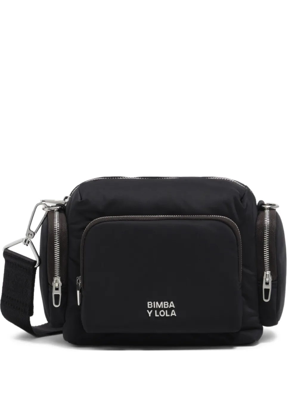 Bimba y Lola Borsa a spalla mini con logo - Nero