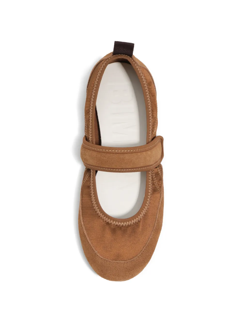 Bimba y Lola Ballerina's met klittenband Bruin