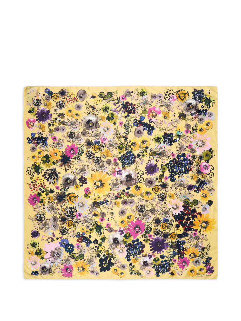 BIMBA Y LOLA Schal mit Blumenprint - Gelb
