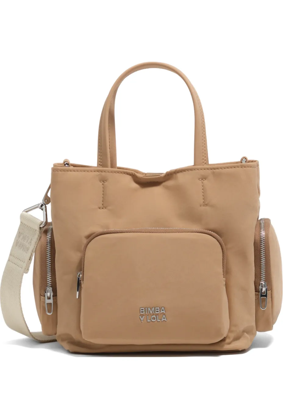 Bimba y Lola Borsa a tracolla piccola con tasche - Marrone