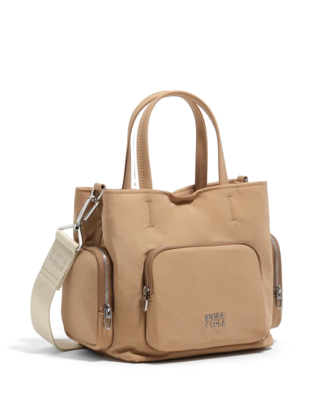 BIMBA Y LOLA Kleine crossbodytas met zak Bruin