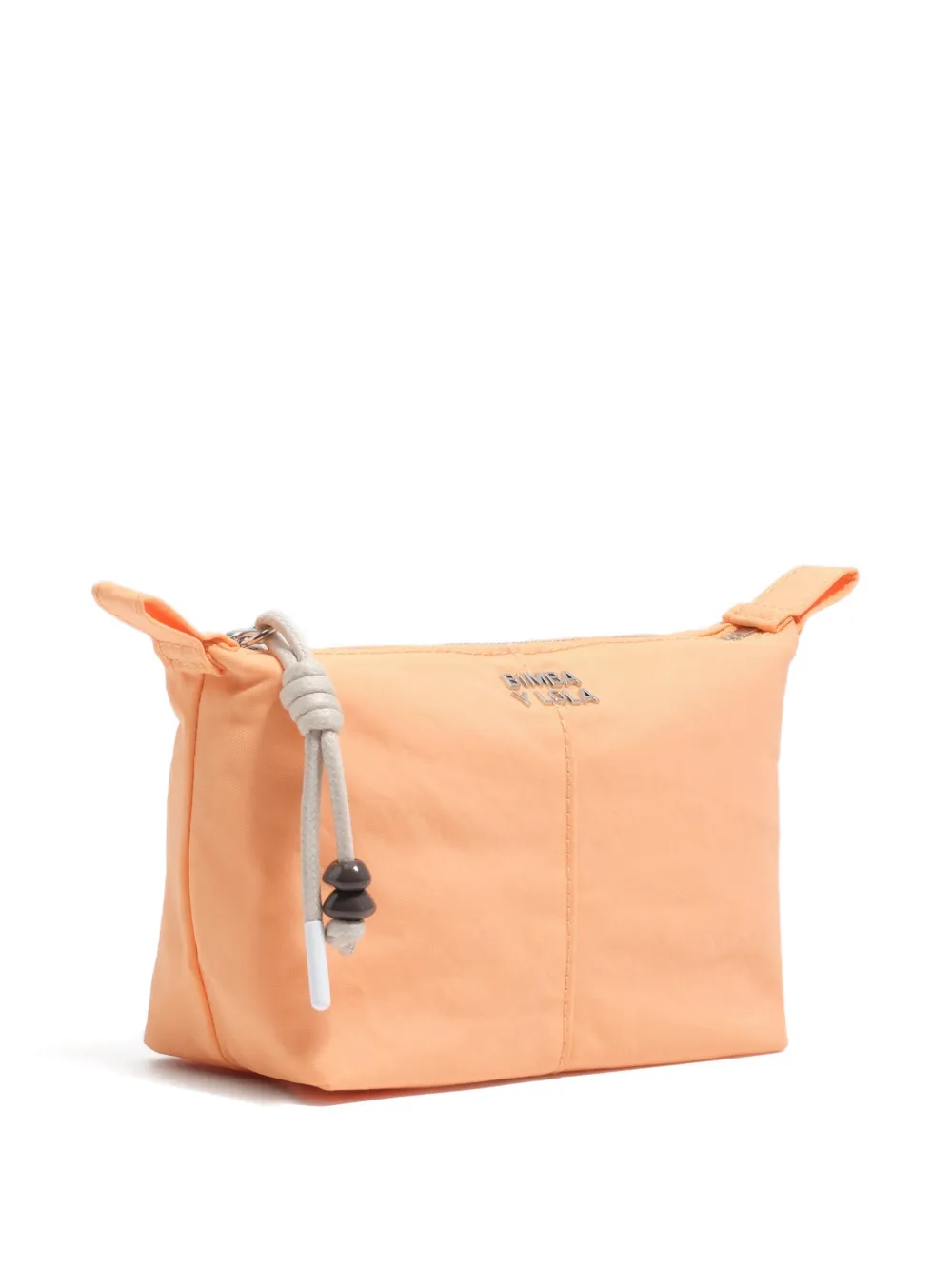 BIMBA Y LOLA Kleine Trapecio nylon make-up tas Oranje