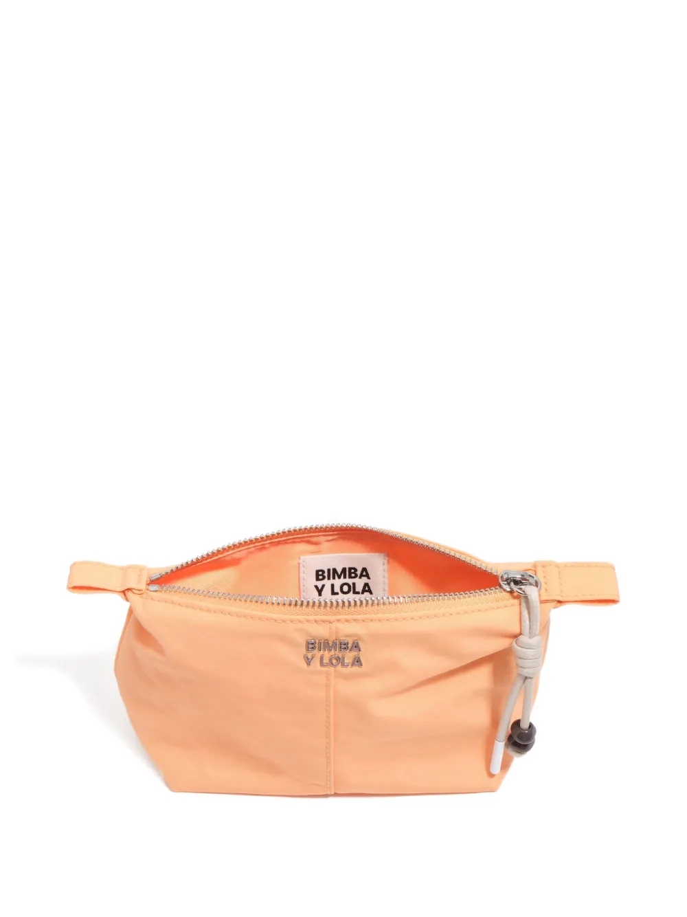BIMBA Y LOLA Kleine Trapecio nylon make-up tas Oranje