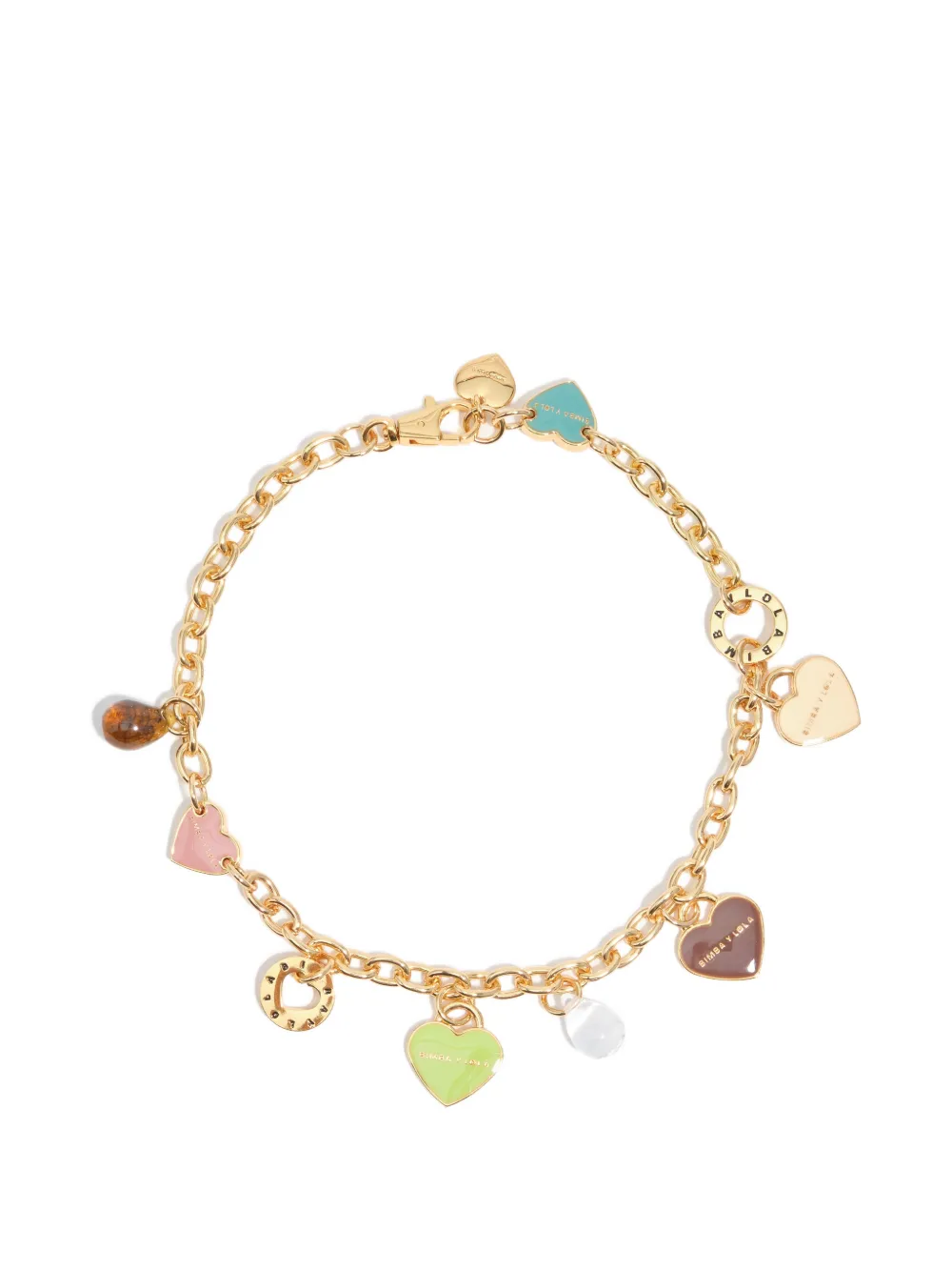 BIMBA Y LOLA Collana a catena con pendente a cuore - Oro