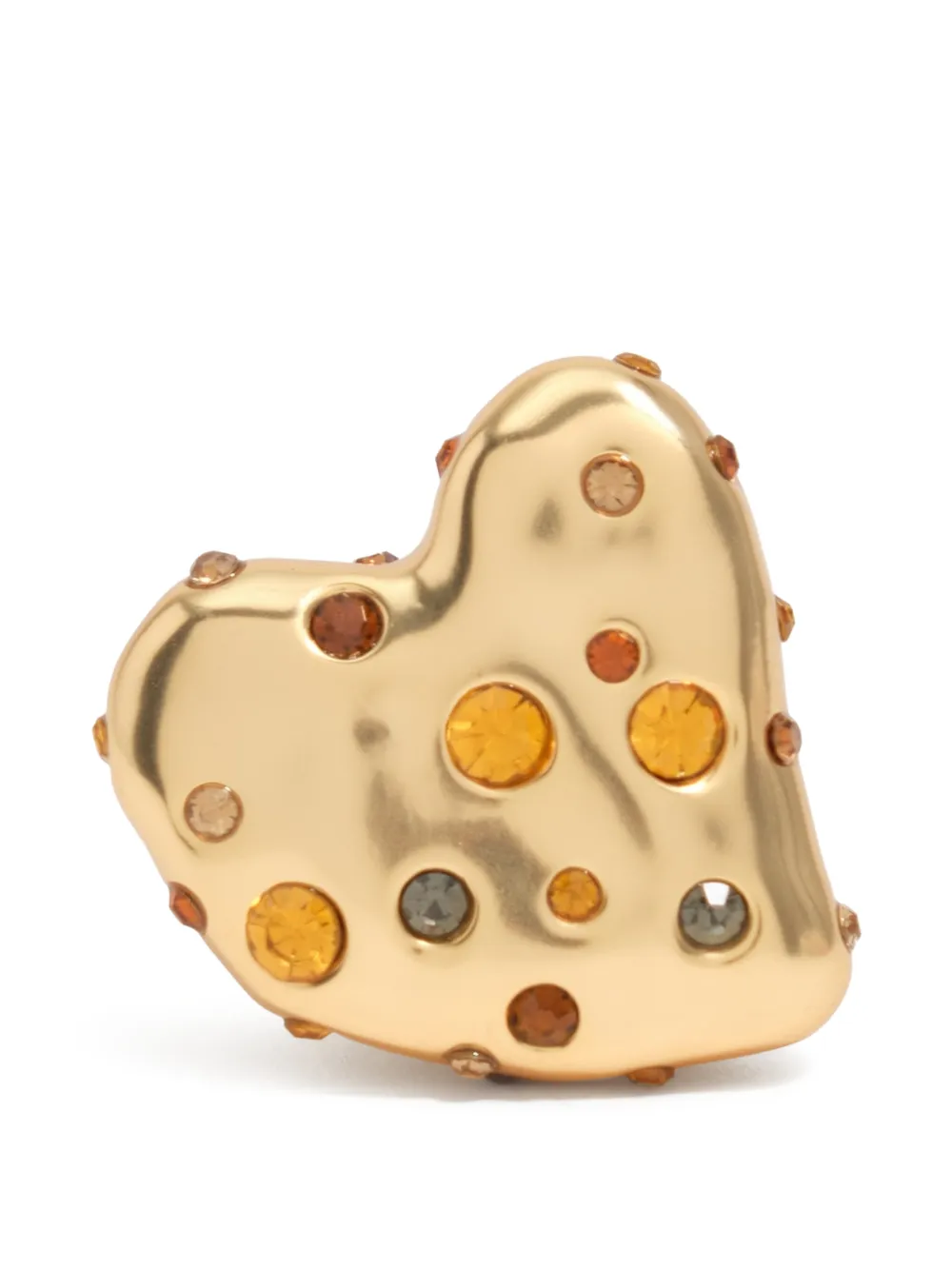 BIMBA Y LOLA Anello a cuore con cristalli - Oro