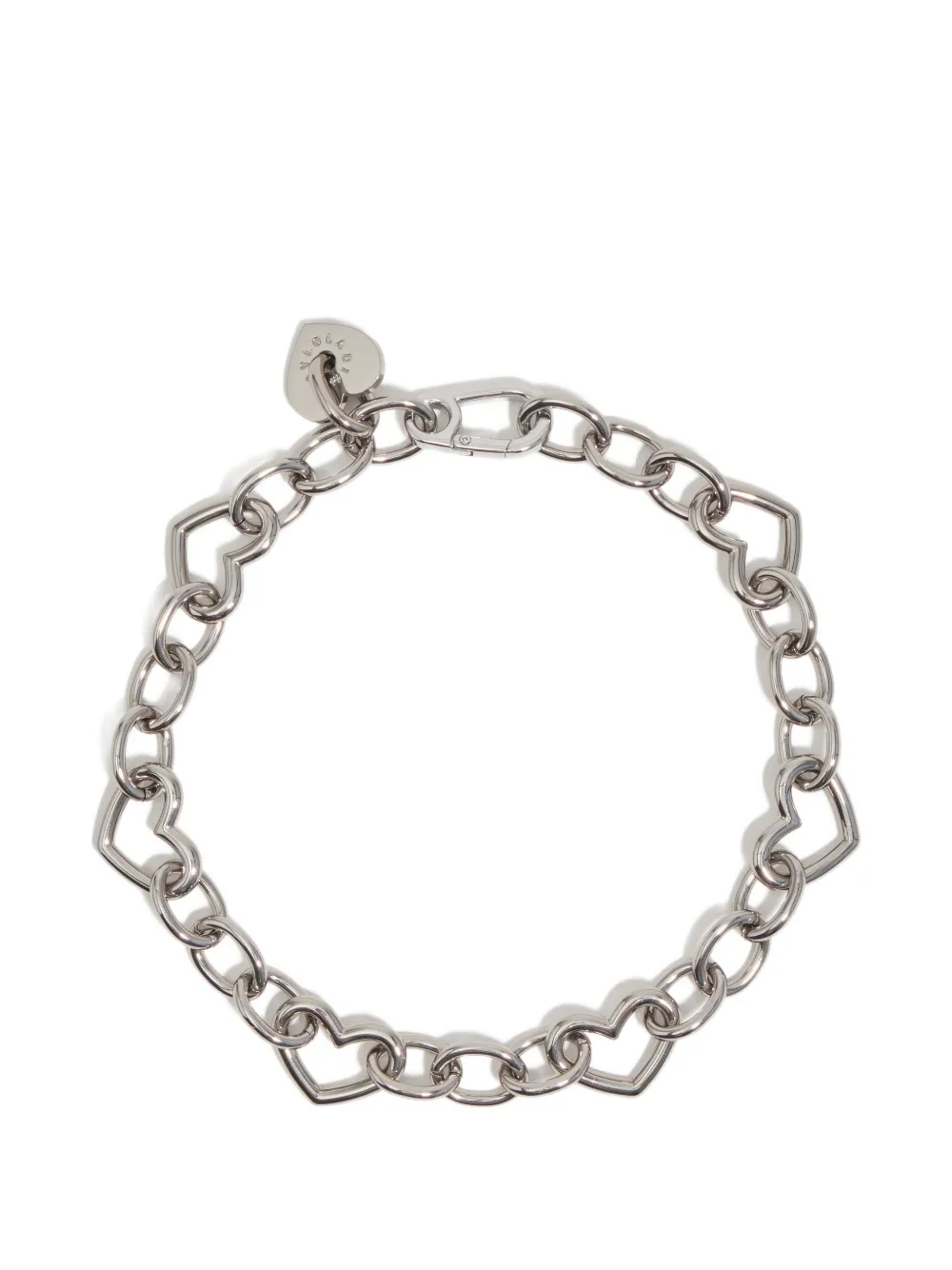 Bimba y Lola Collana con catena a cuori - Argento