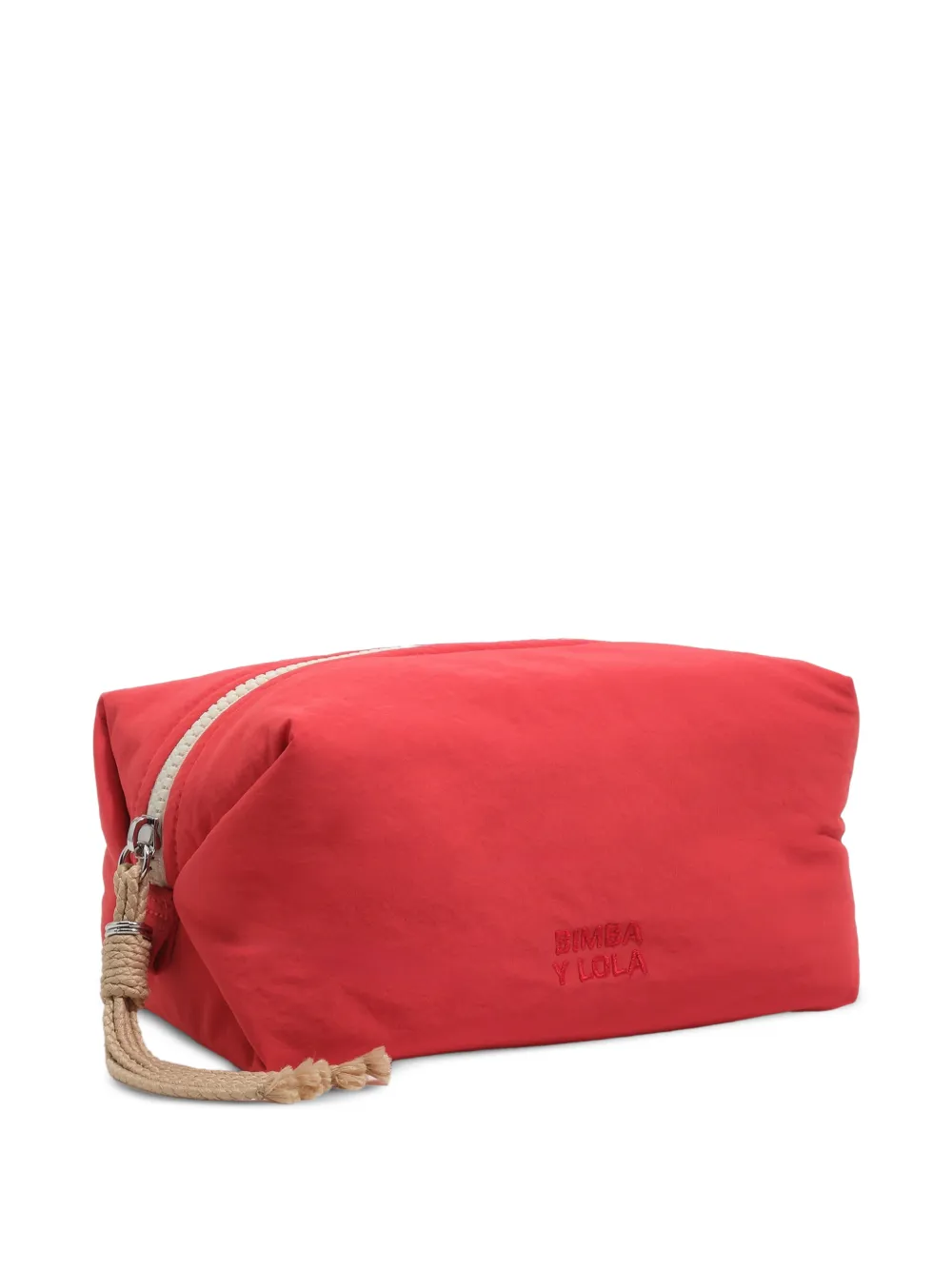 Bimba y Lola Trousse make up media con ricamo - Rosso
