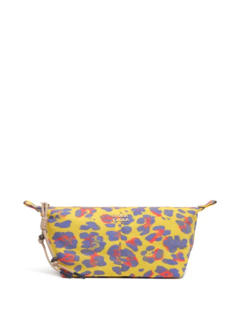 Bimba y Lola leopard-print make-up bag