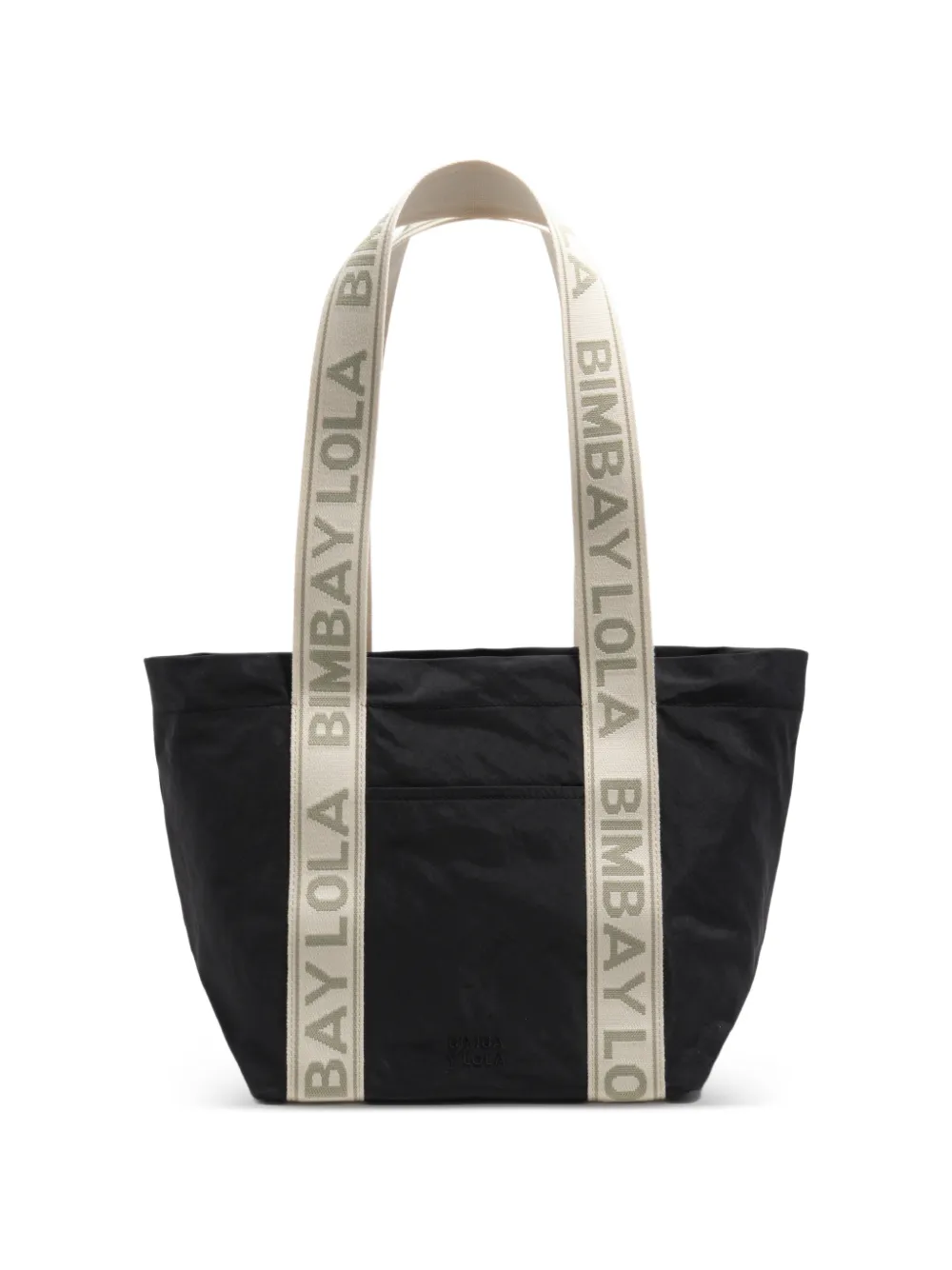 Bimba y Lola Borsa a spalla Vanity con logo - Nero