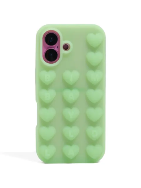 Bimba y Lola heart-embossed iPhone 17 case