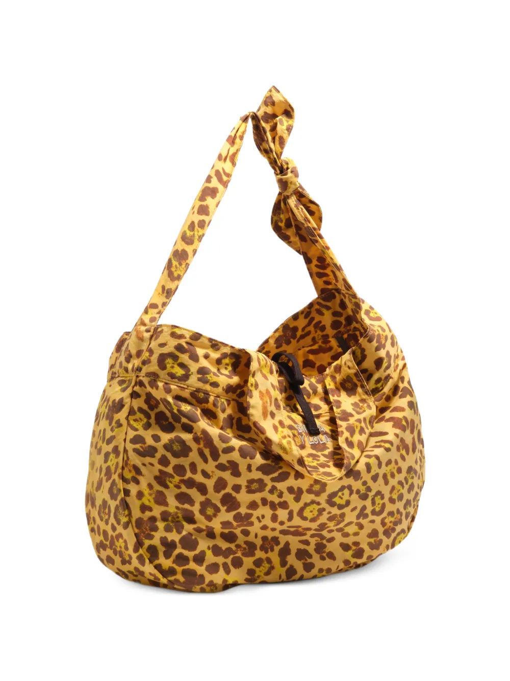 BIMBA Y LOLA Schultertasche mit Leoparden-Print - Gelb