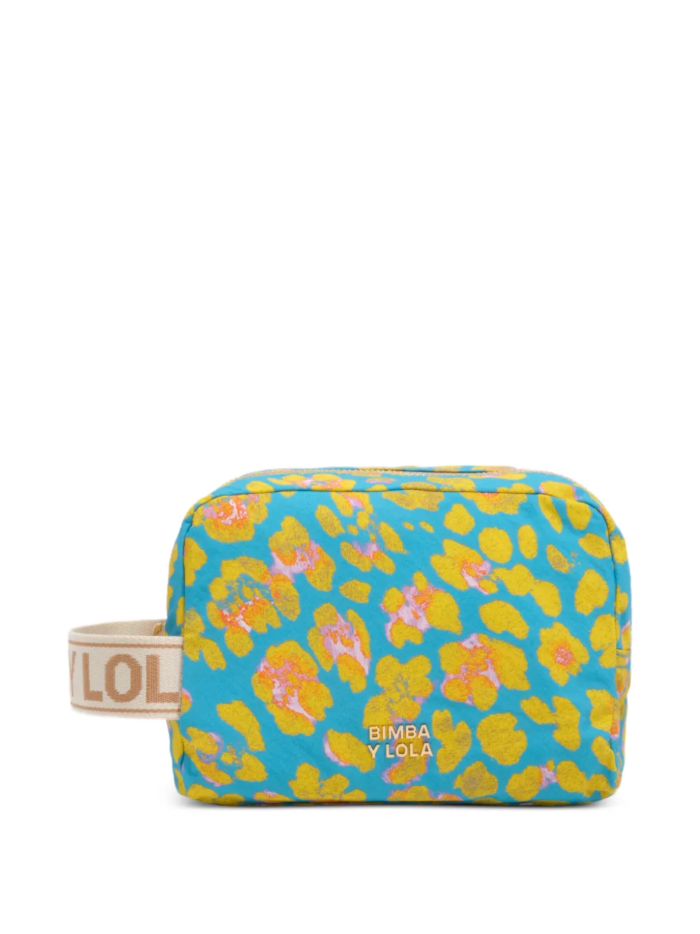 Bimba y Lola Trousse make up con stampa - Blu