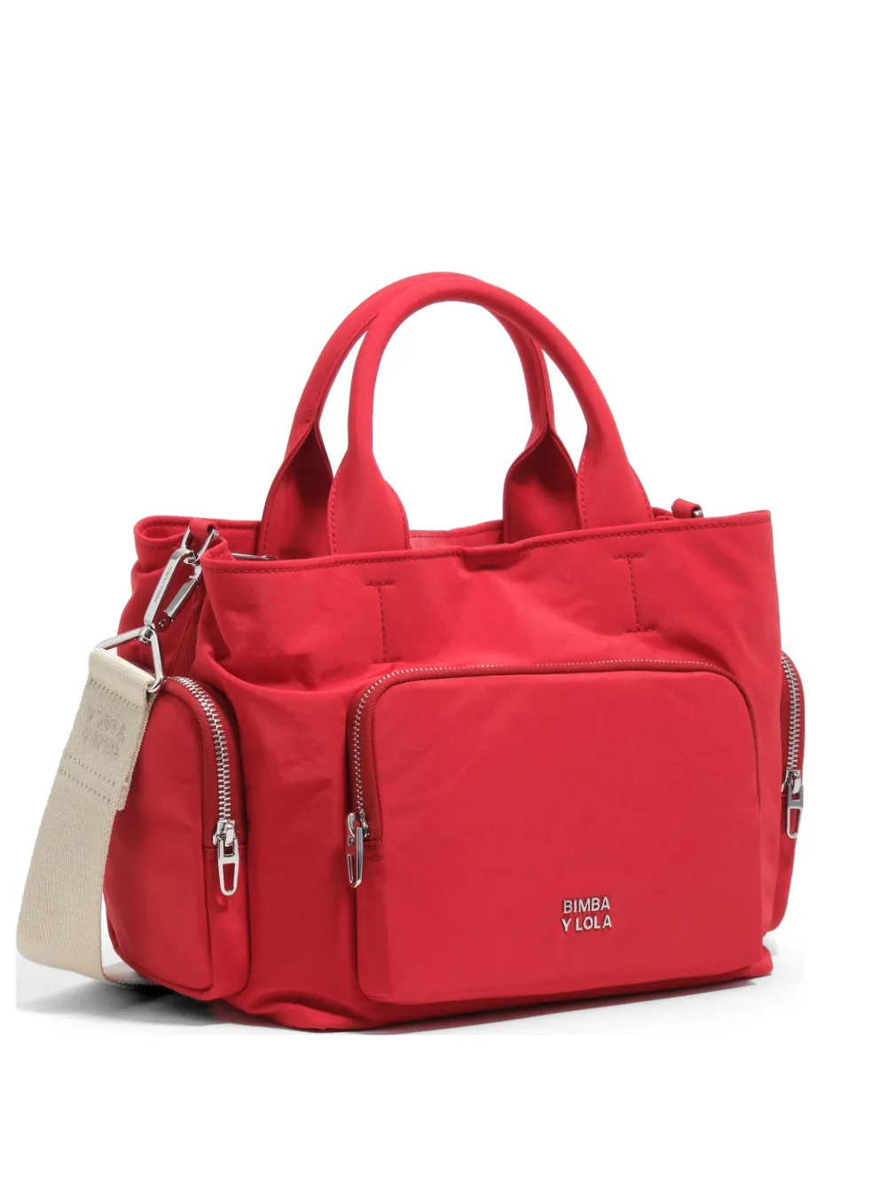 Bimba y Lola Borsa a tracolla grande - Rosso