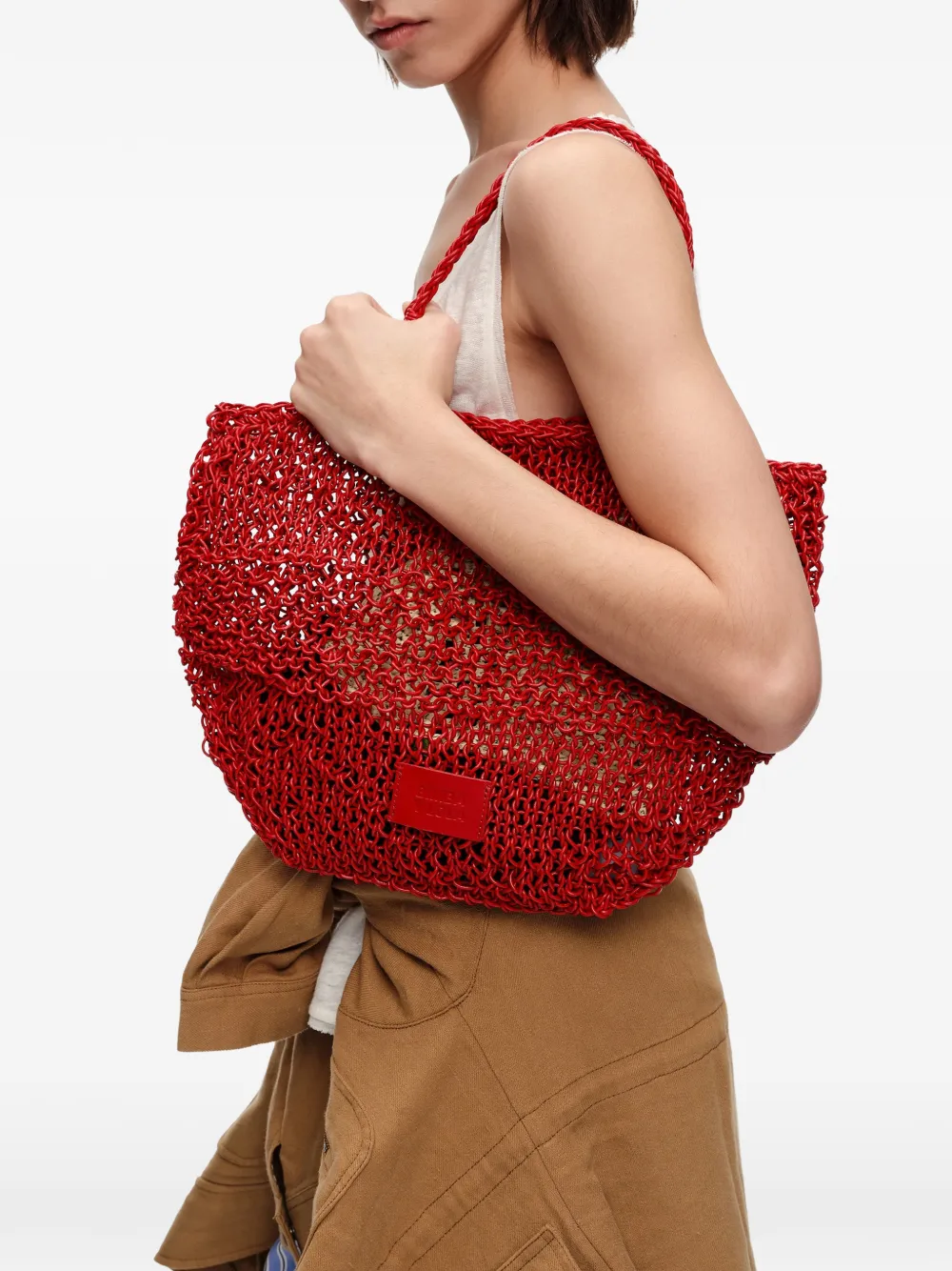 Bimba y Lola Borsa a spalla media - Rosso