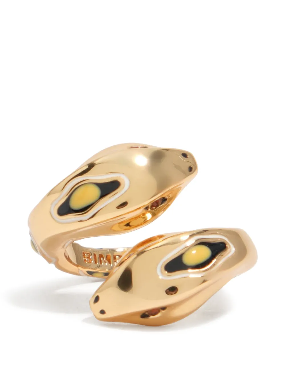 BIMBA Y LOLA Anello con testa di serpente - Oro
