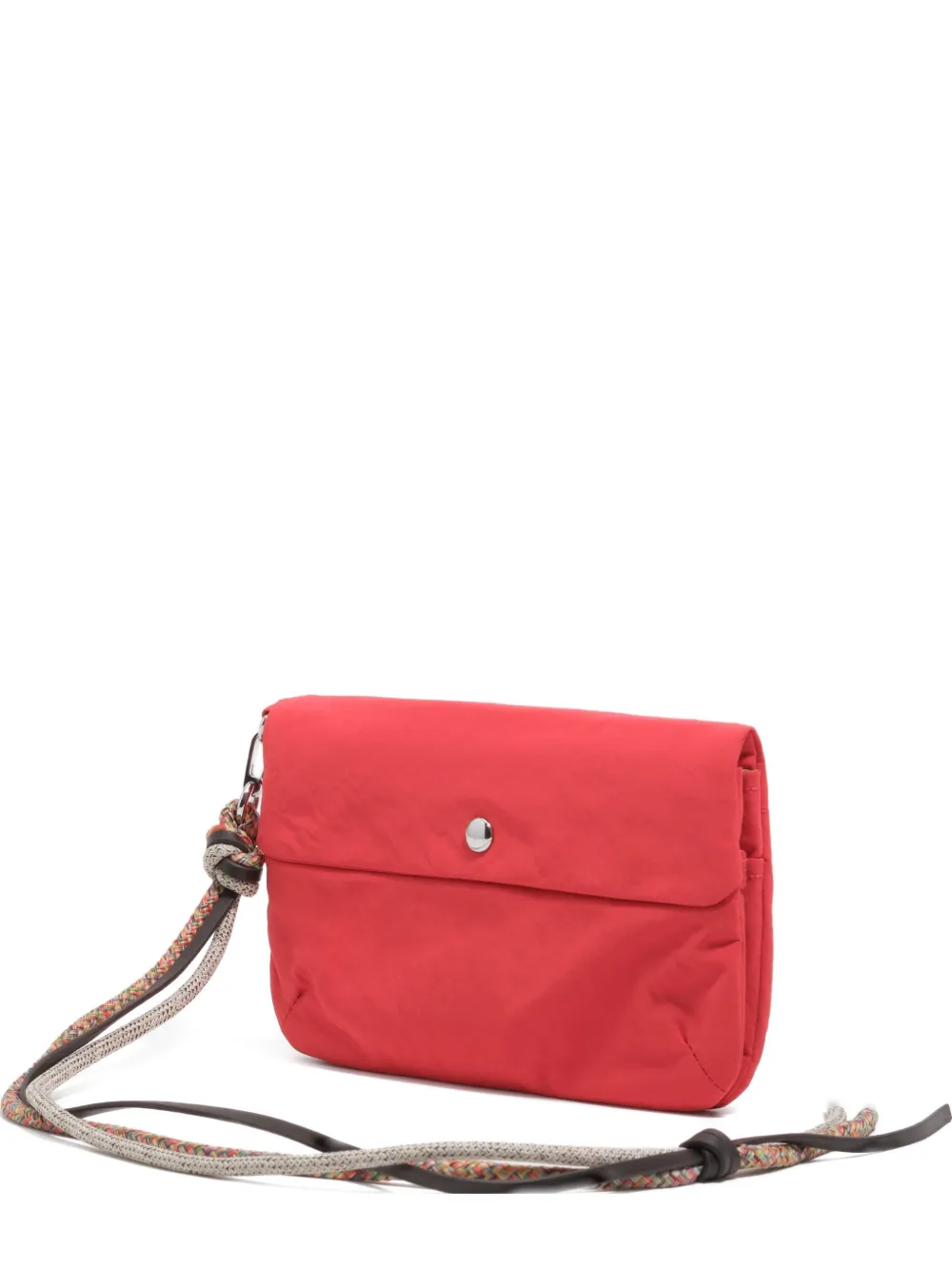 Bimba y Lola large braided-strap wallet - Rosso