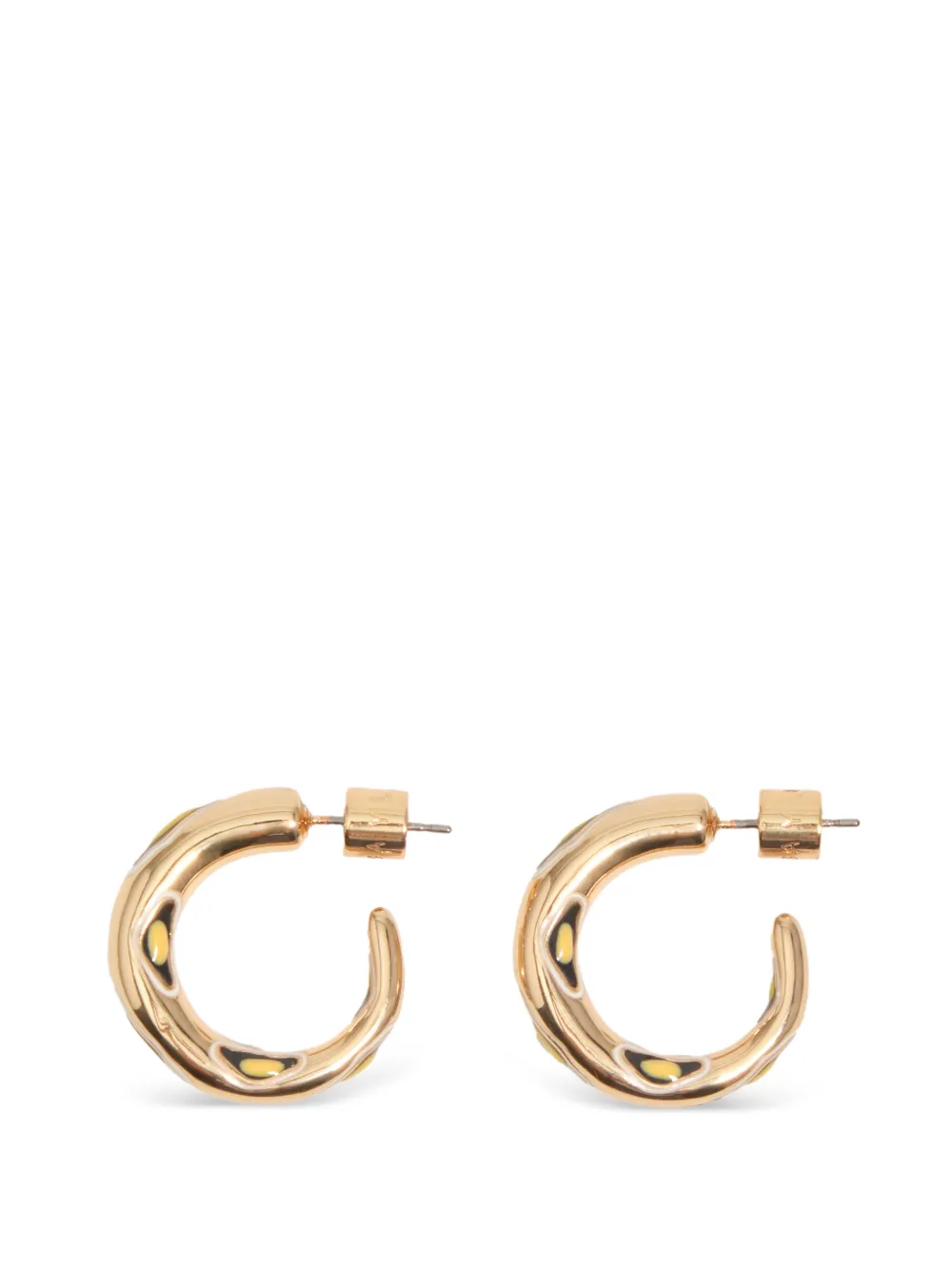 BIMBA Y LOLA Emaillierte Creolen - Gold