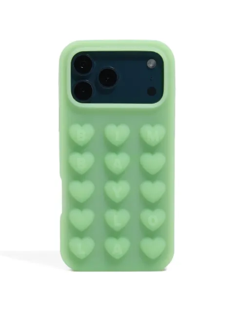Bimba y Lola coque d'iPhone 17 Pro à motif cœur embossé
