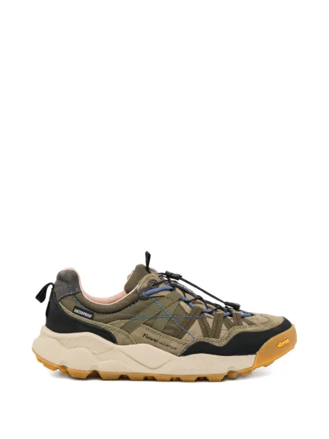 FLOWER MOUNTAIN panelled toggle-fastening sneakers