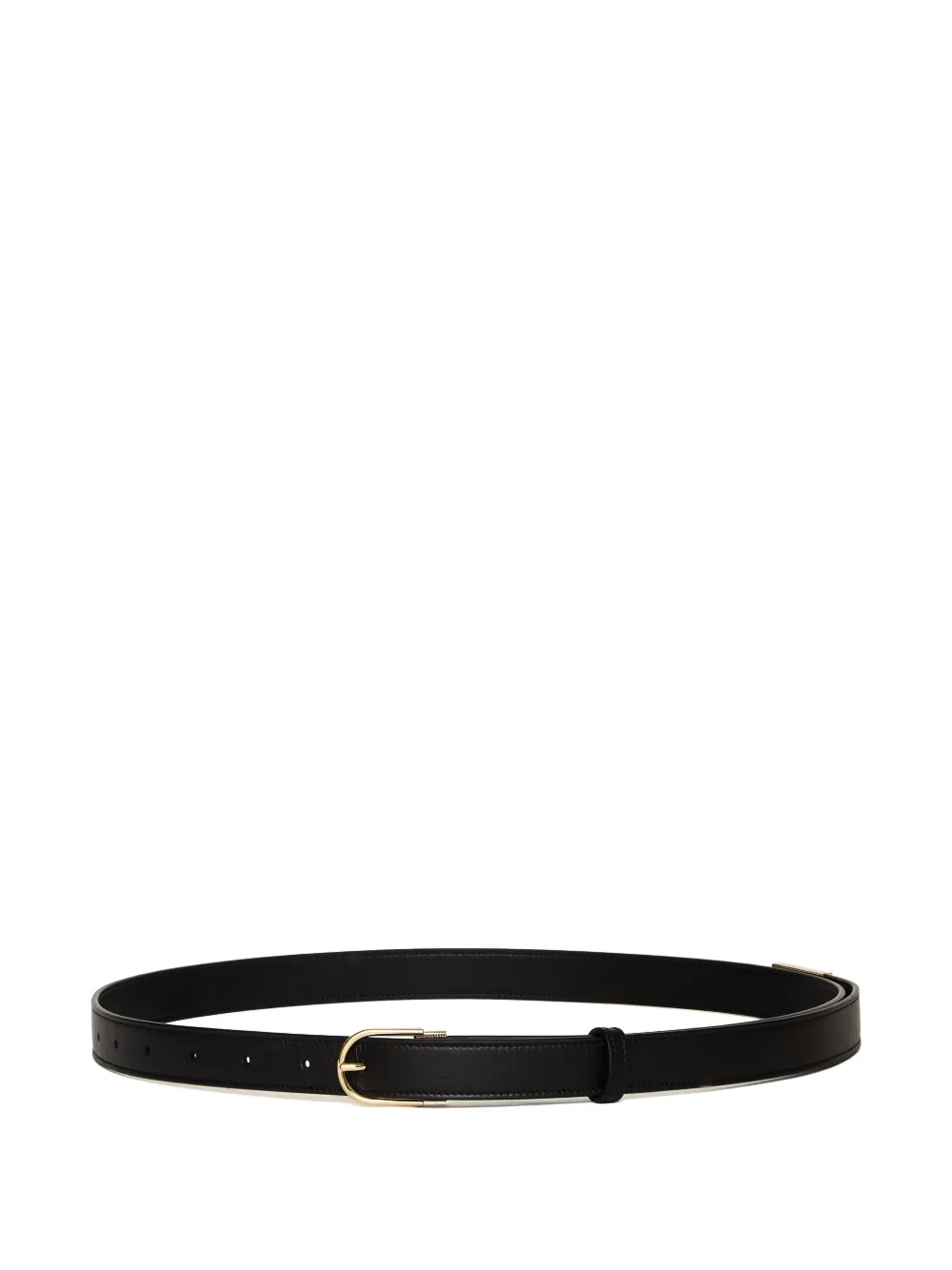 Victoria Beckham Earring buckle leather belt - Nero